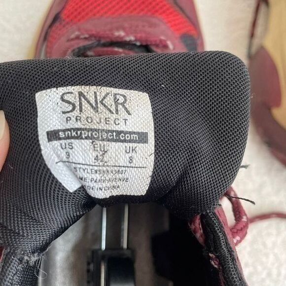 SNKR Project Park Avenue Casual Shoes Mens 9 42 Wine Camo - Picture 9 of 10